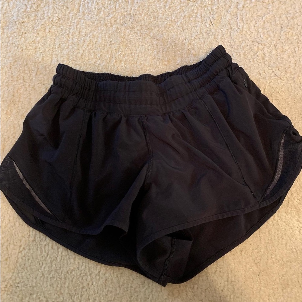 Lululemon black 2 inch shorts